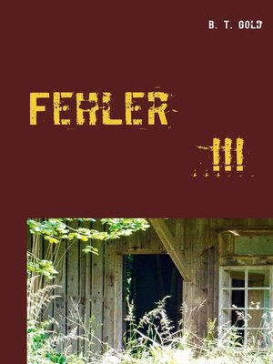 cover image of Fehler